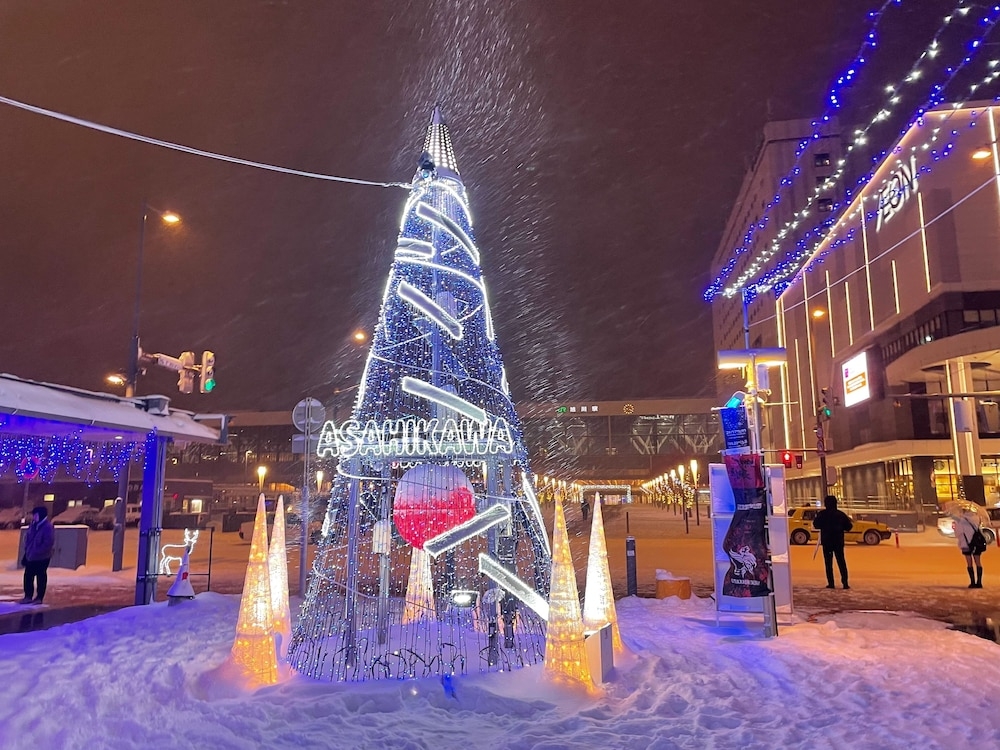 숙박 시설에서 보는 시내 전망