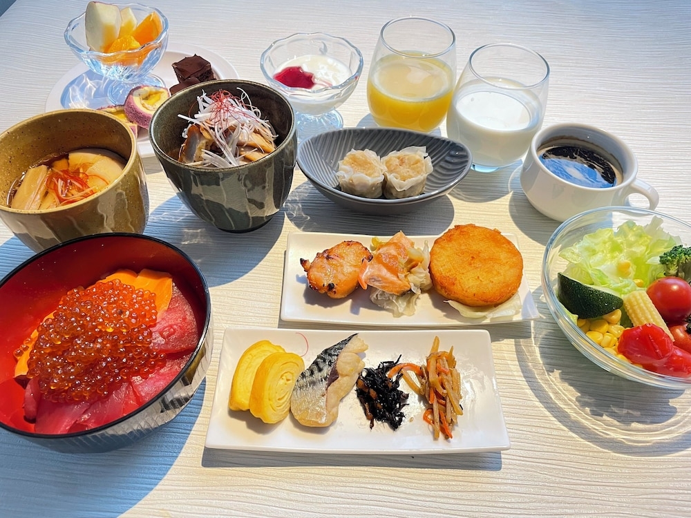 뷔페 아침 식사