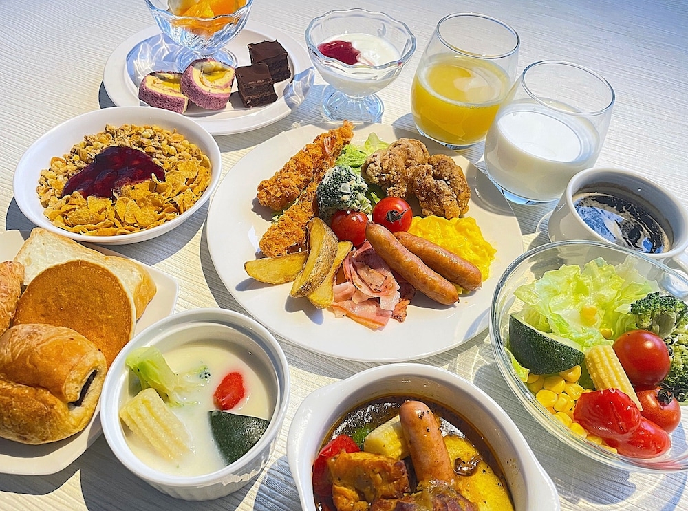 뷔페 아침 식사