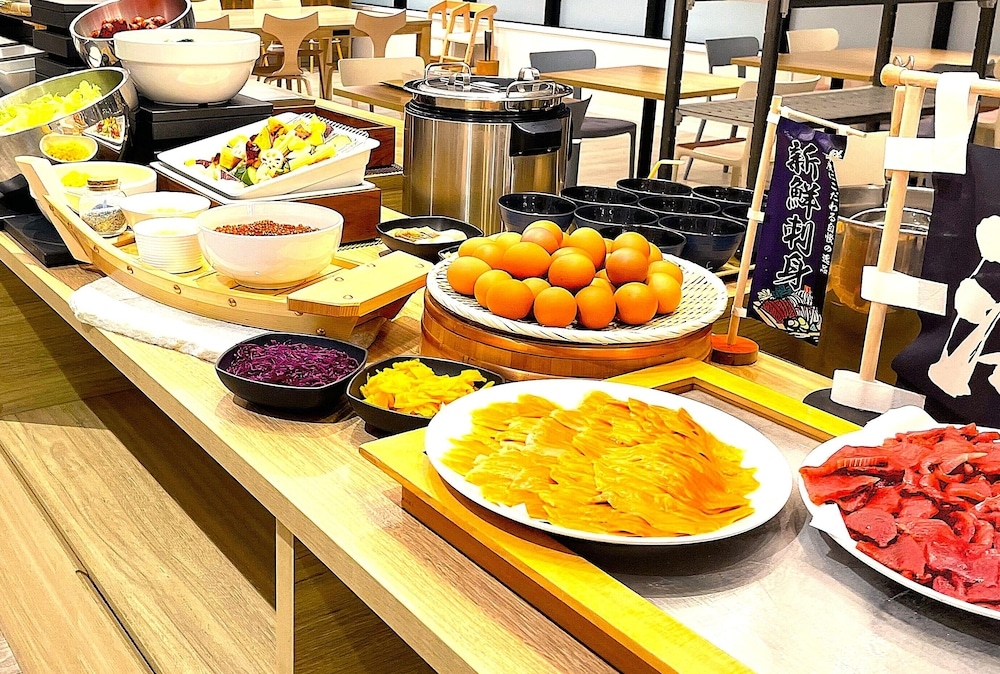 뷔페 아침 식사