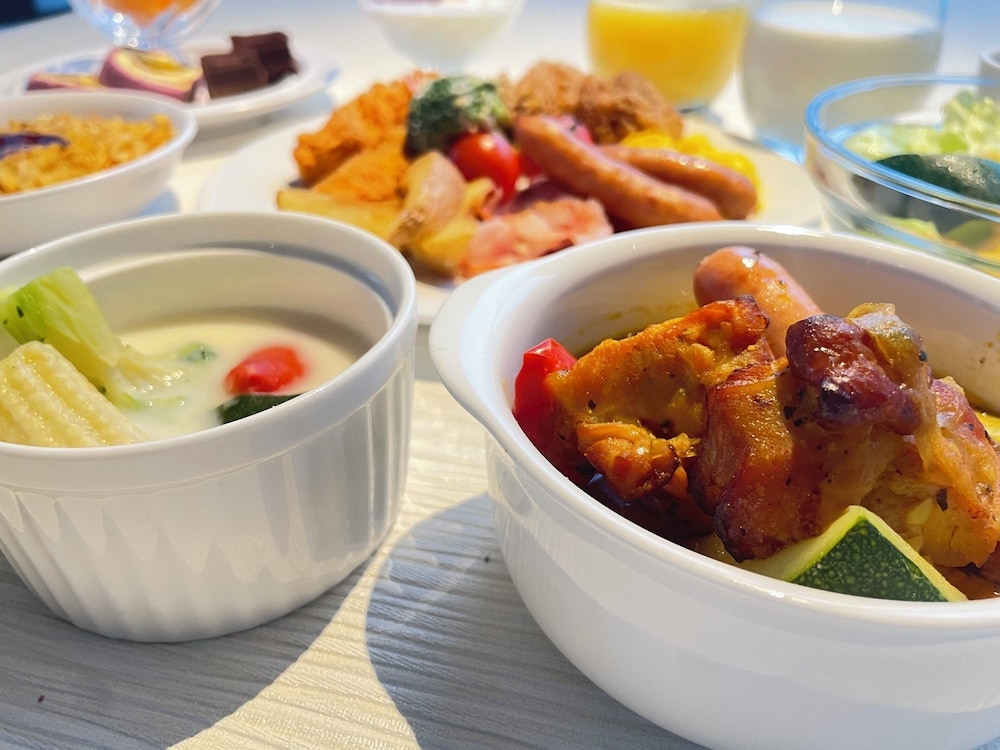 뷔페 아침 식사