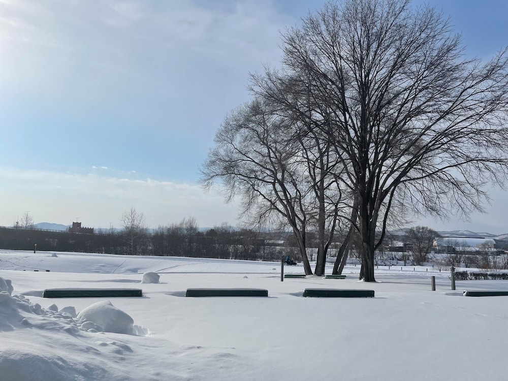 숙박 시설에서 보는 시내 전망