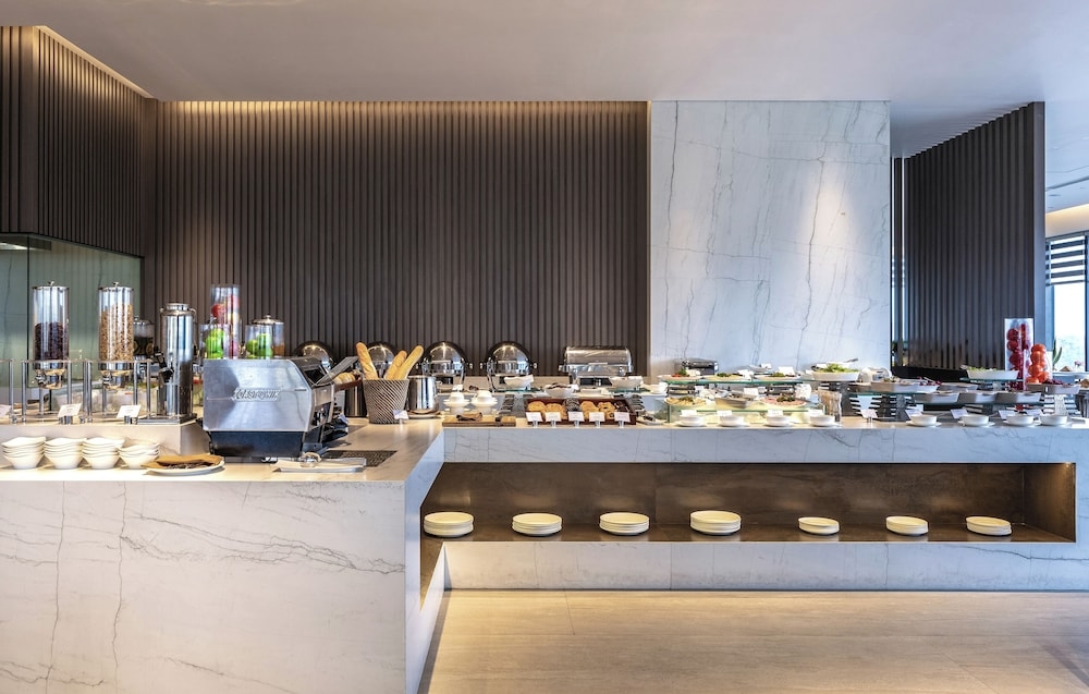 뷔페 아침 식사