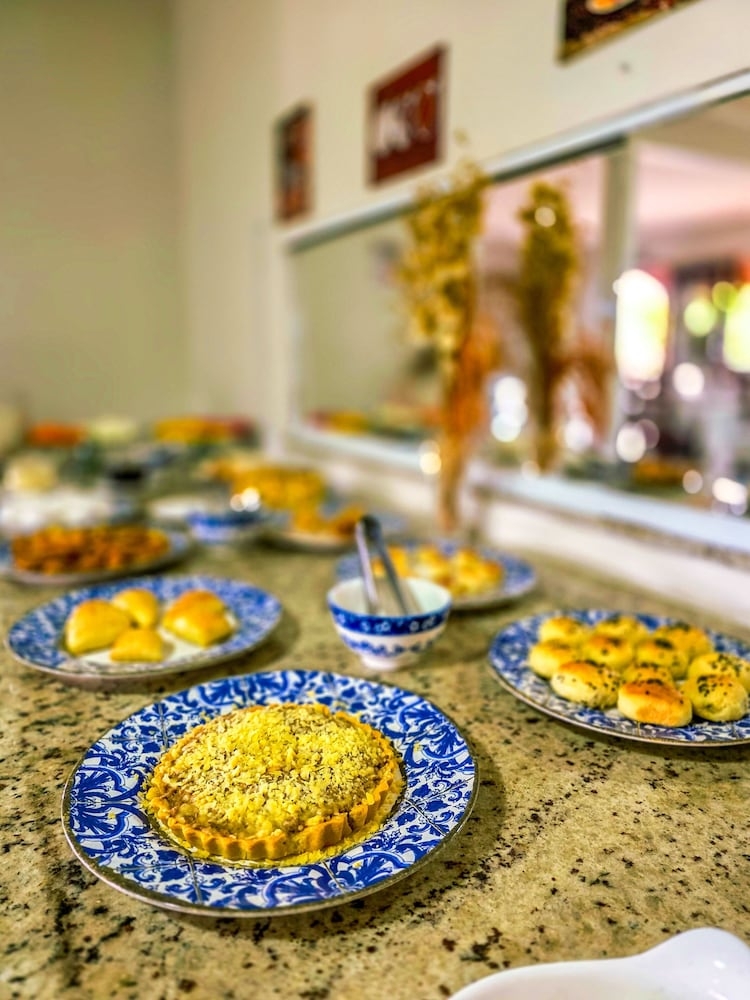 뷔페 아침 식사