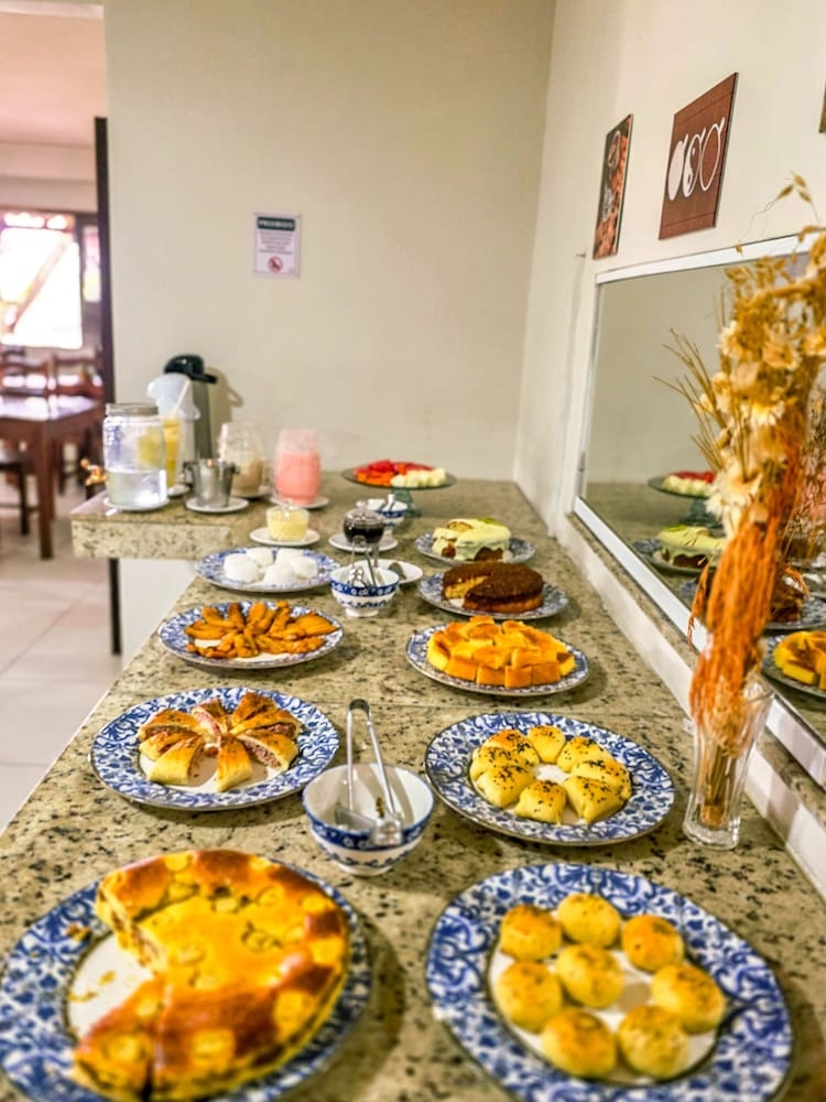 뷔페 아침 식사