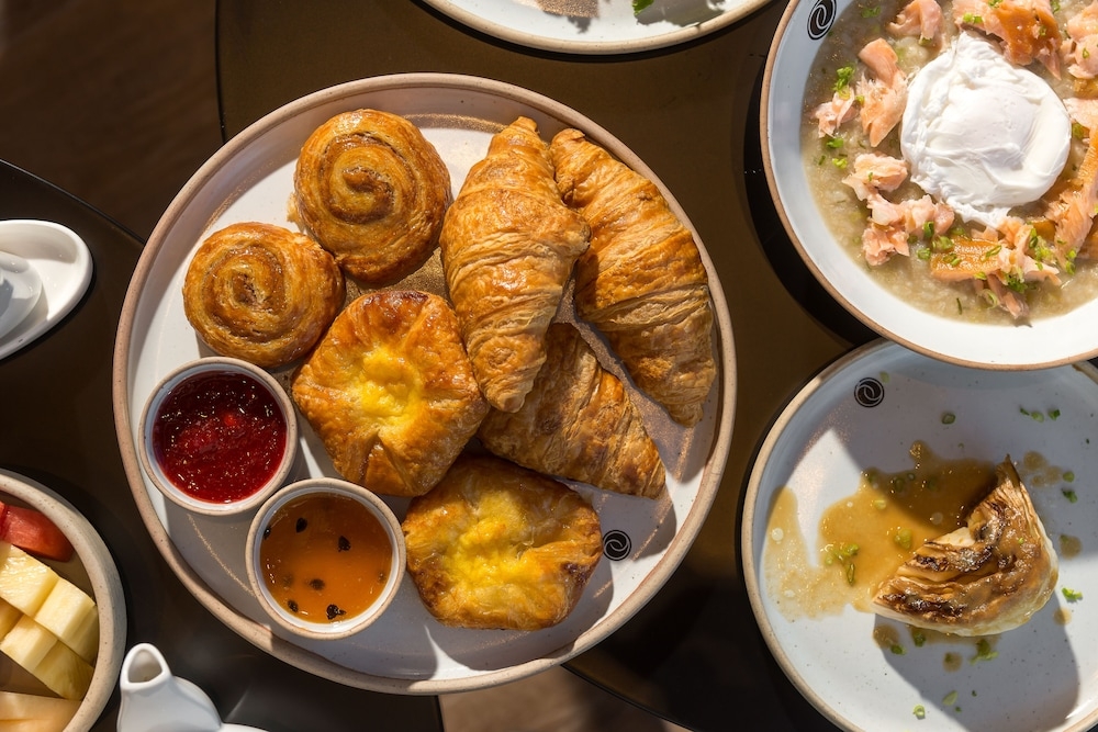 뷔페 아침 식사