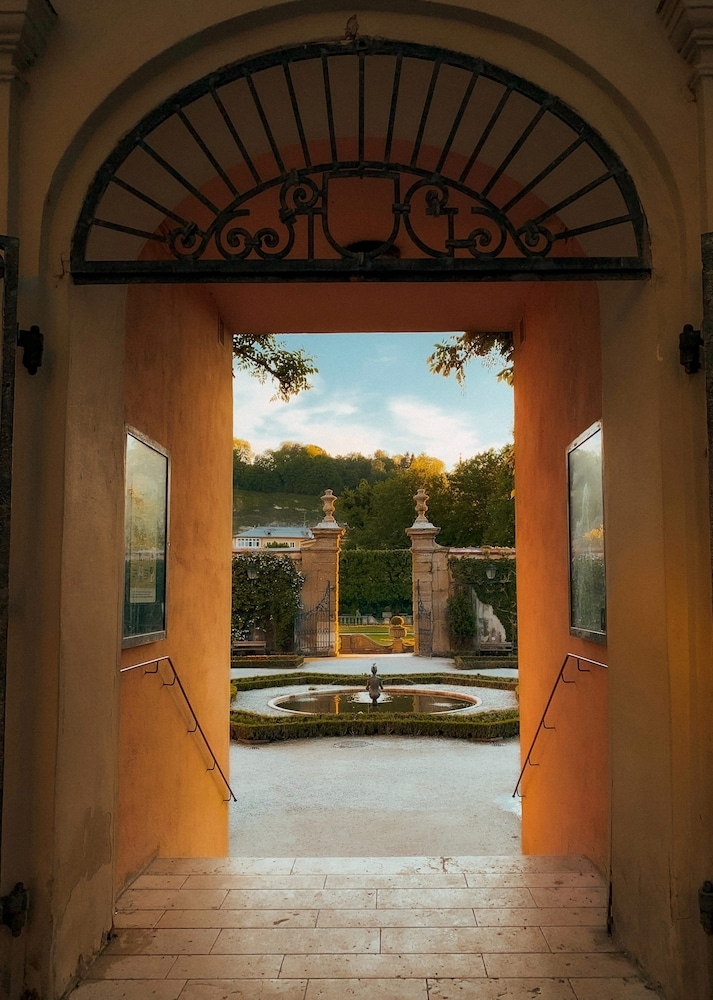 숙박 시설에서 보는 주변 전망