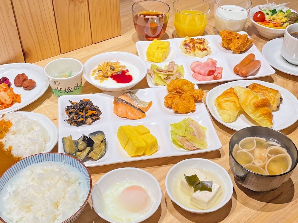 뷔페 아침 식사