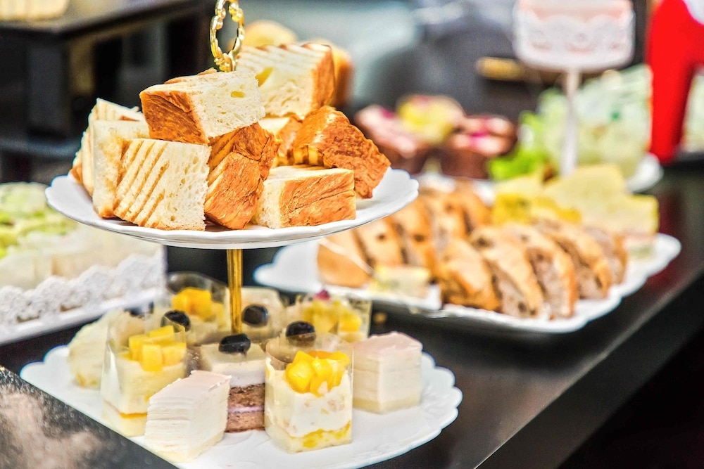 뷔페 아침 식사