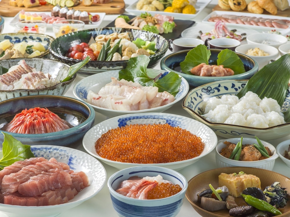 뷔페 아침 식사