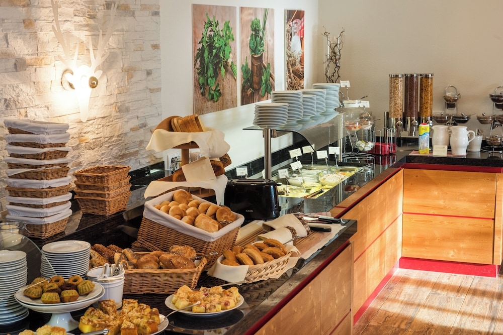 뷔페 아침 식사