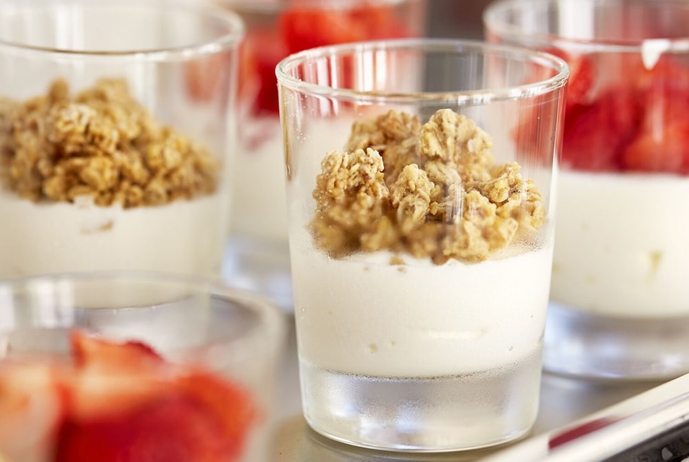 뷔페 아침 식사