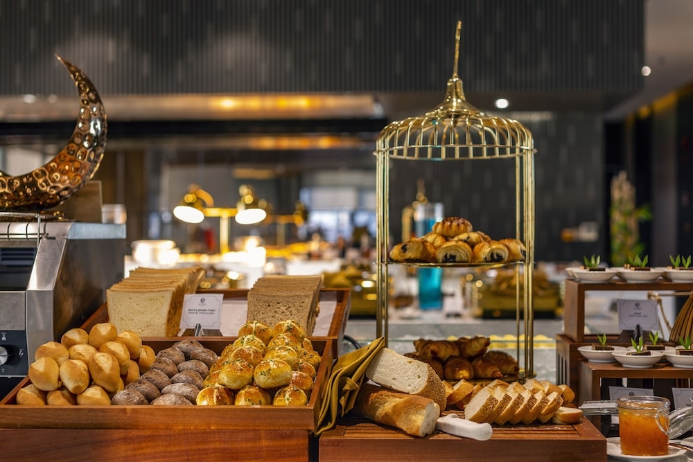 뷔페 아침 식사