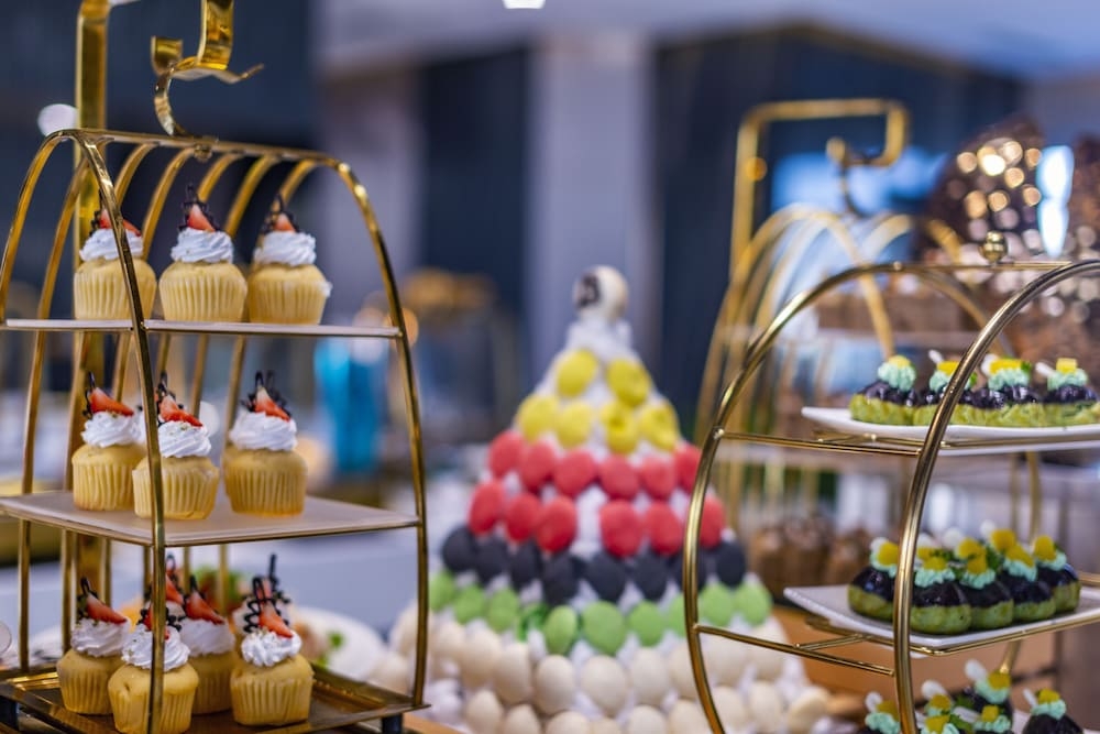 뷔페 아침 식사