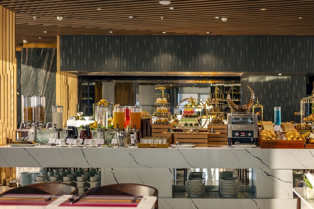 뷔페 아침 식사