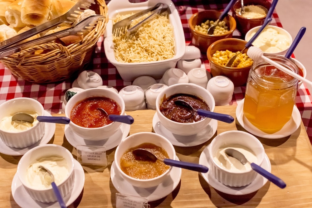 뷔페 아침 식사