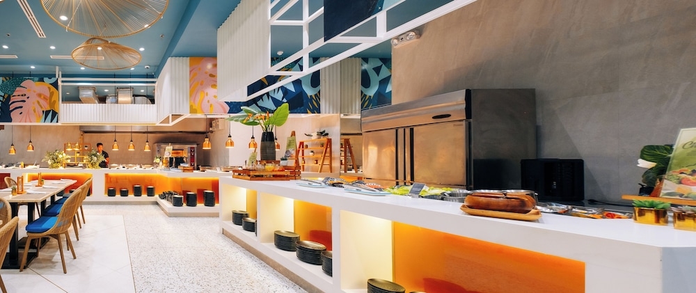 뷔페 아침 식사