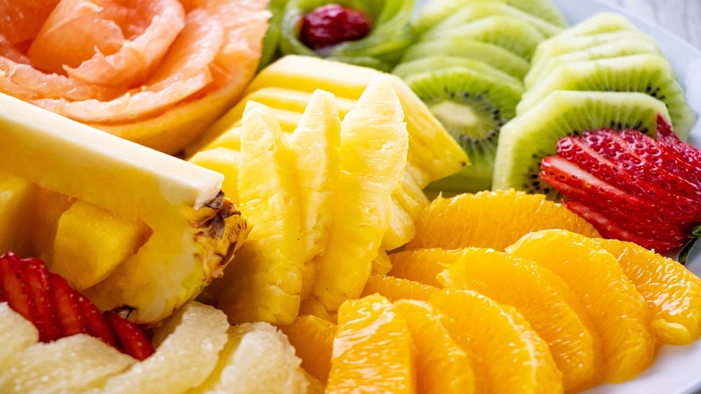 뷔페 아침 식사