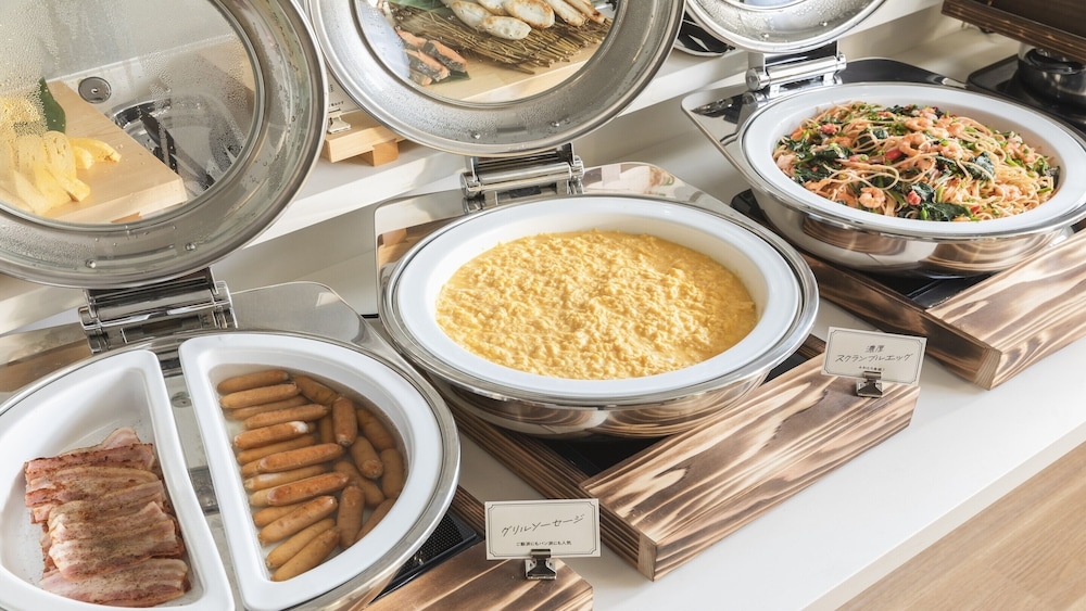 뷔페 아침 식사