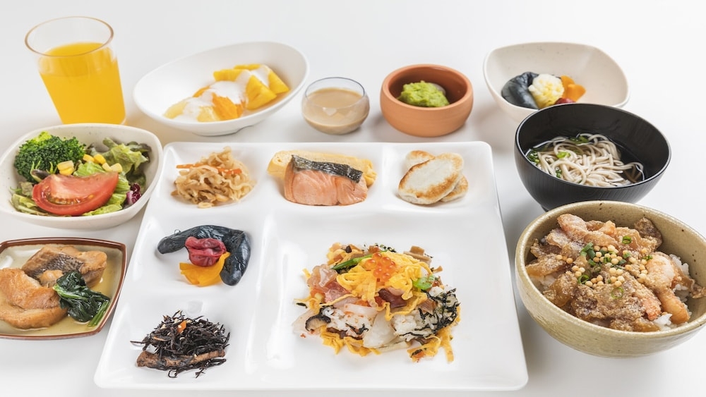 뷔페 아침 식사