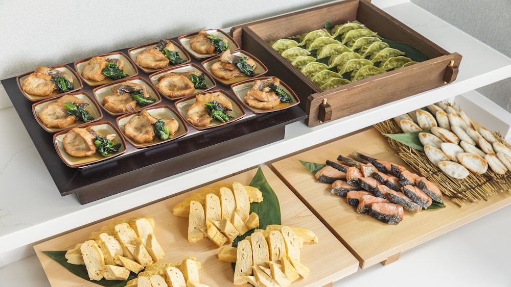 뷔페 아침 식사