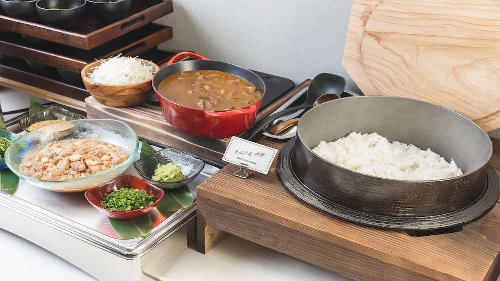 뷔페 아침 식사