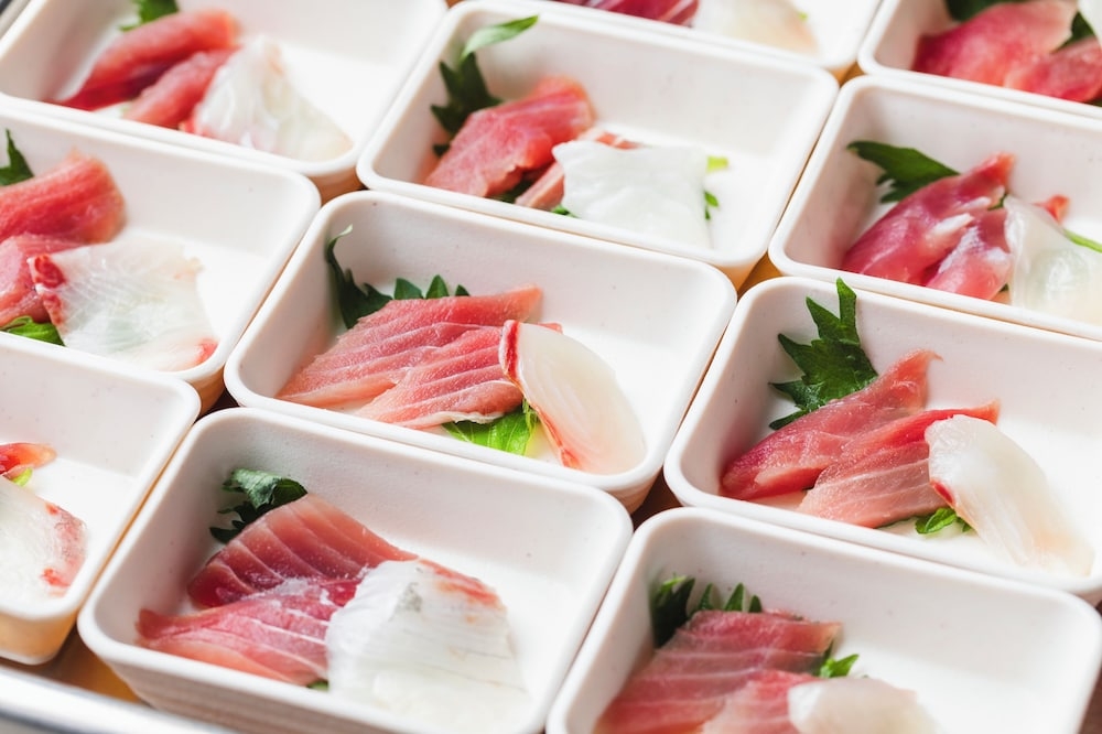 뷔페 아침 식사