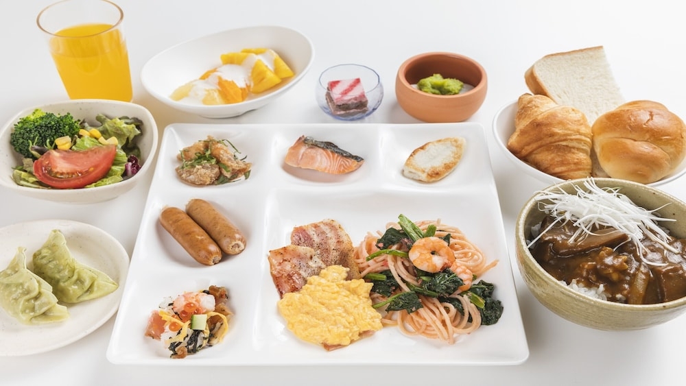 뷔페 아침 식사