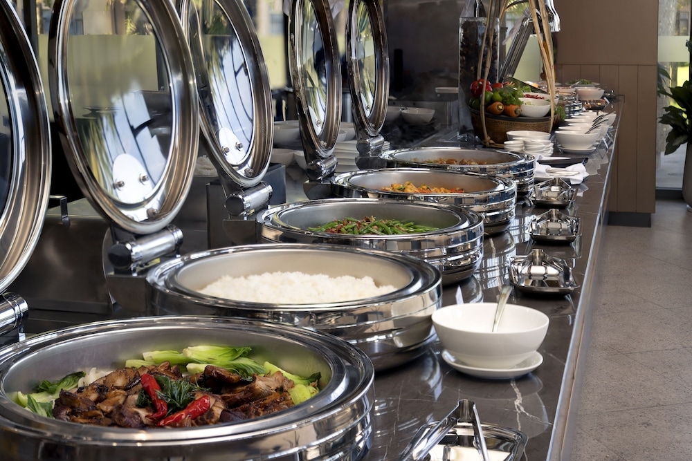 뷔페 아침 식사