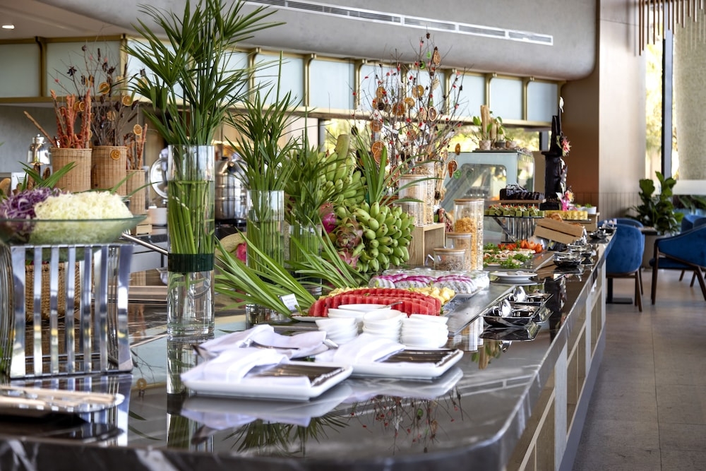 뷔페 아침 식사