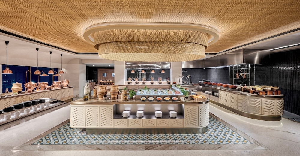 뷔페 아침 식사