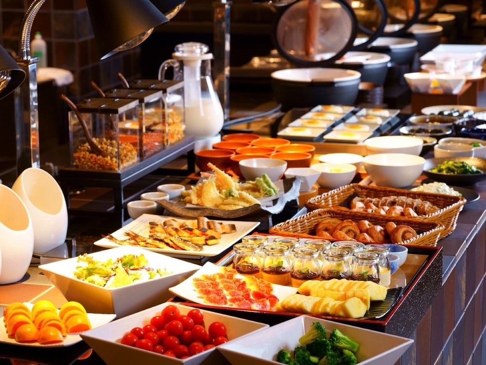 뷔페 아침 식사