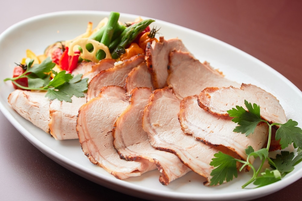 뷔페 아침 식사