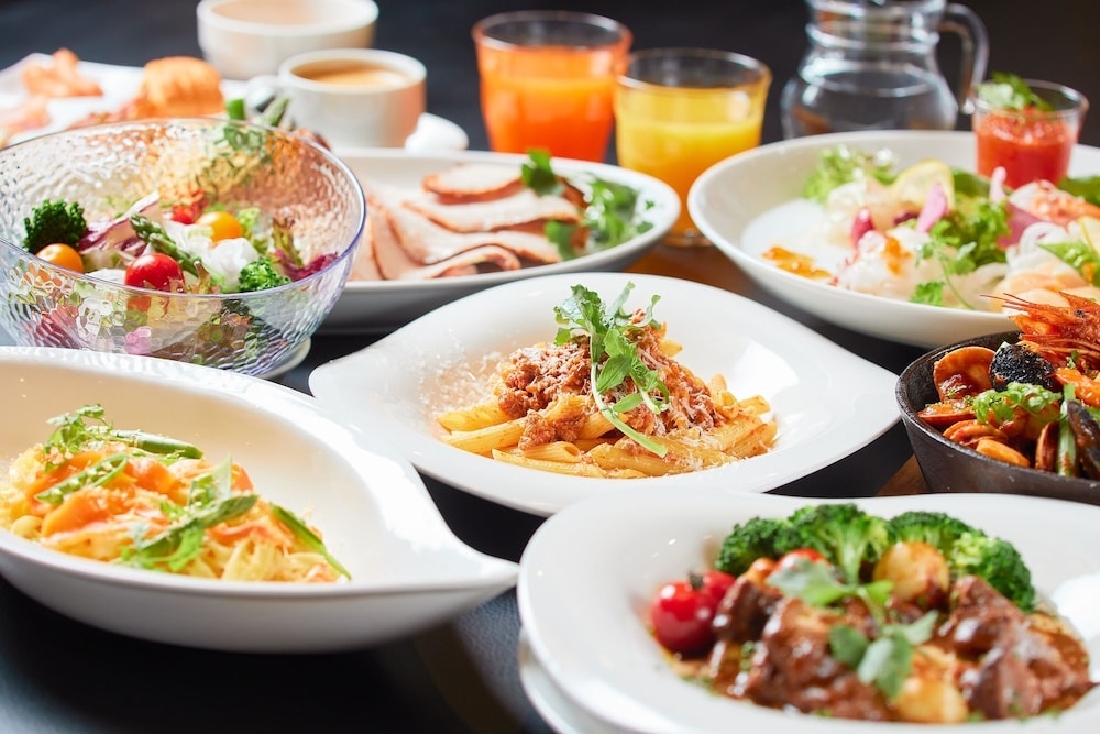 뷔페 아침 식사