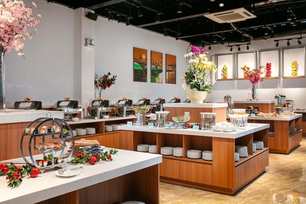 뷔페 아침 식사