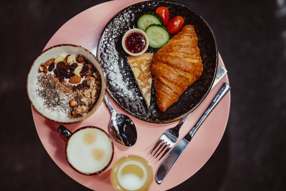 뷔페 아침 식사