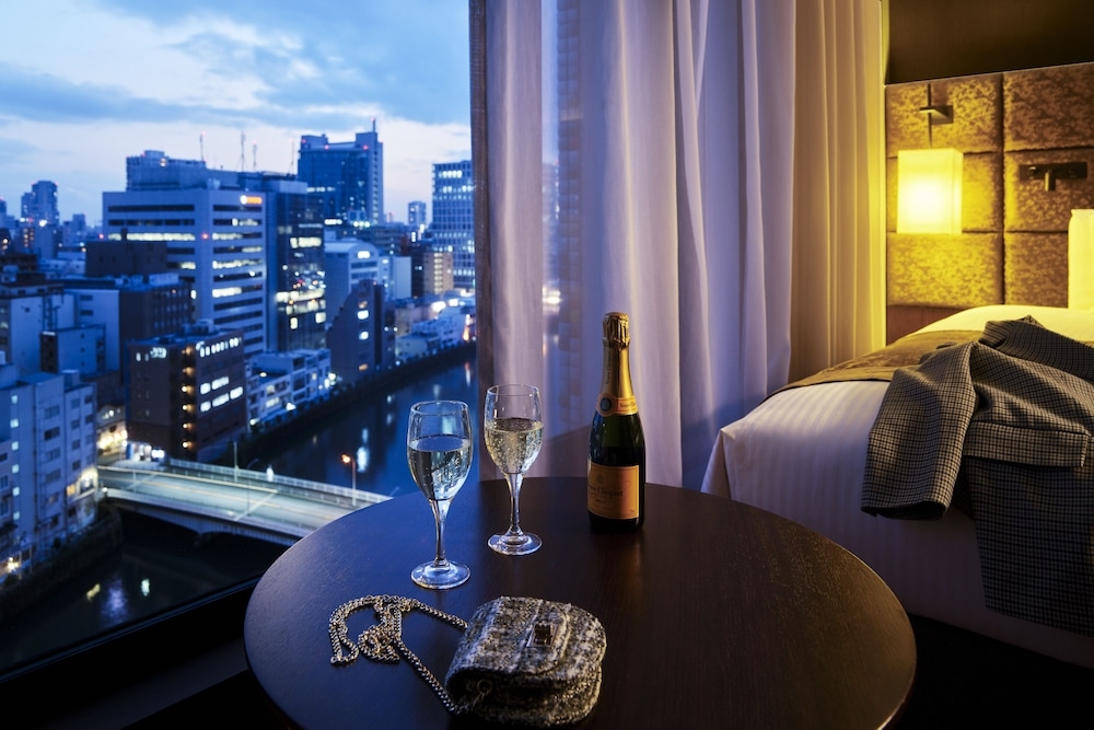 숙박 시설에서 보는 시내 전망