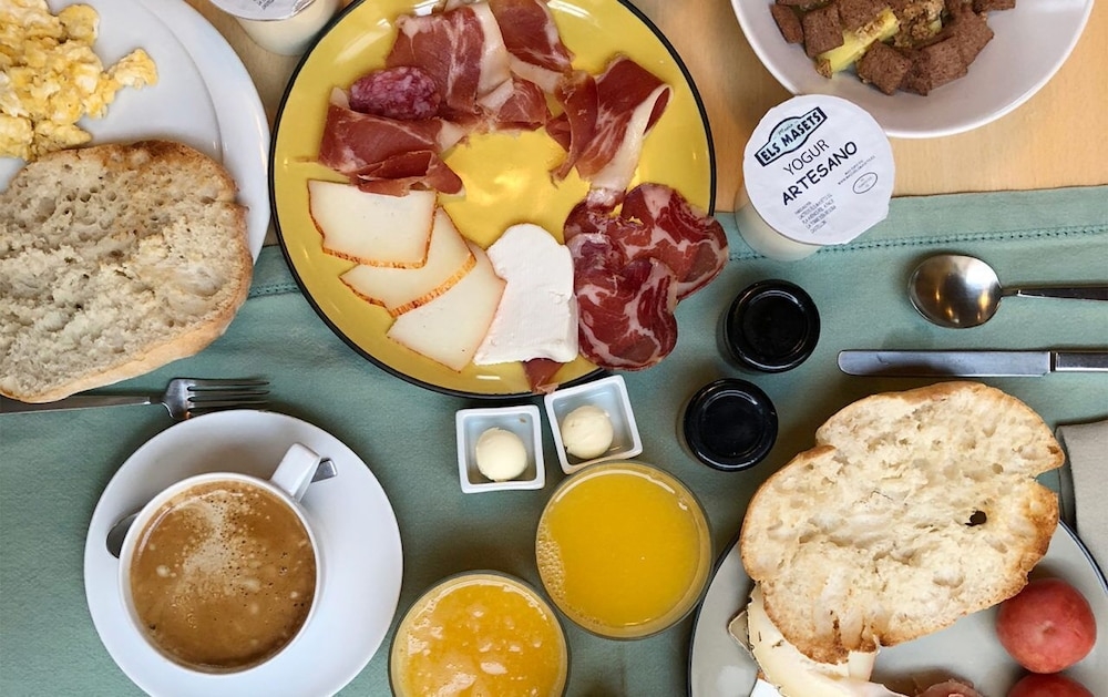 뷔페 아침 식사