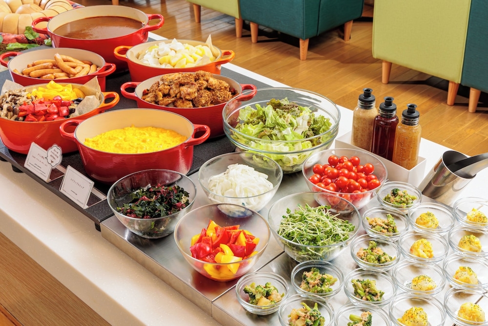 뷔페 아침 식사