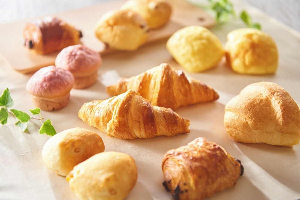 뷔페 아침 식사