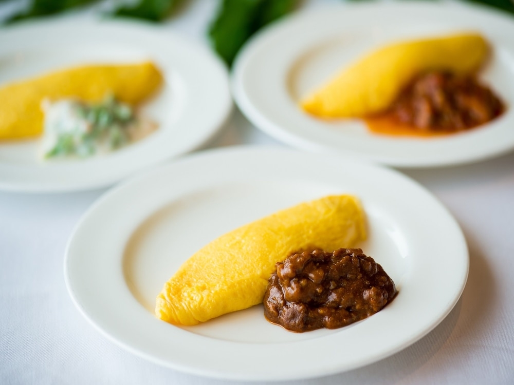 뷔페 아침 식사