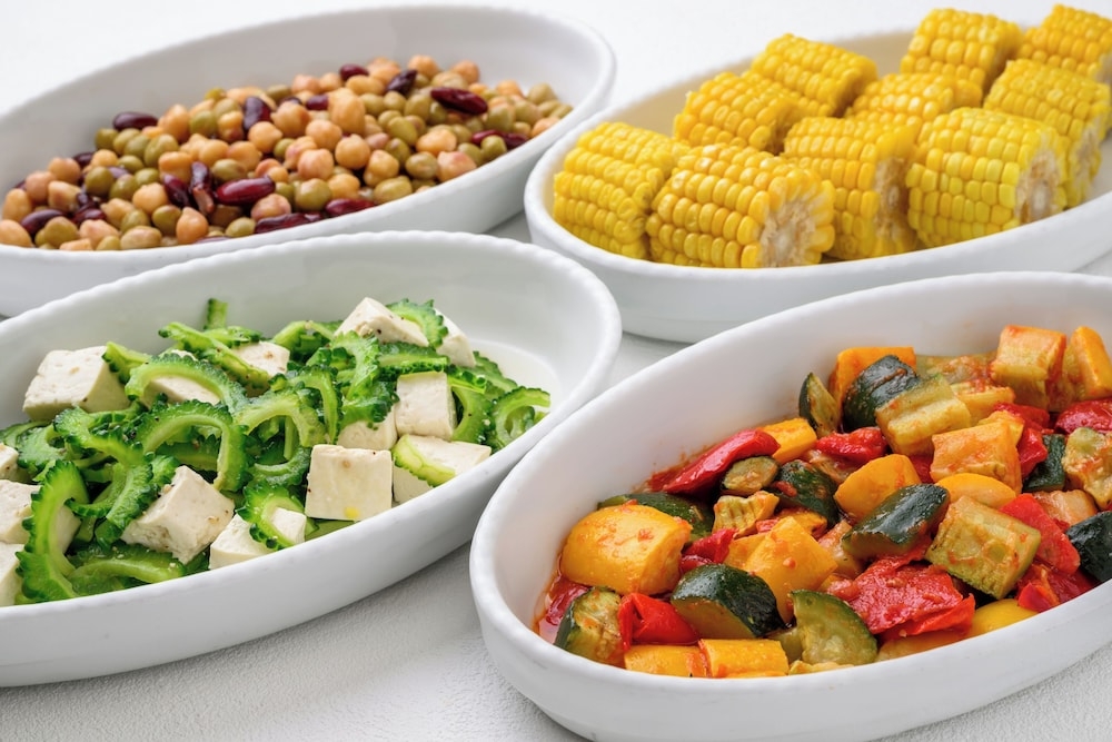 뷔페 아침 식사