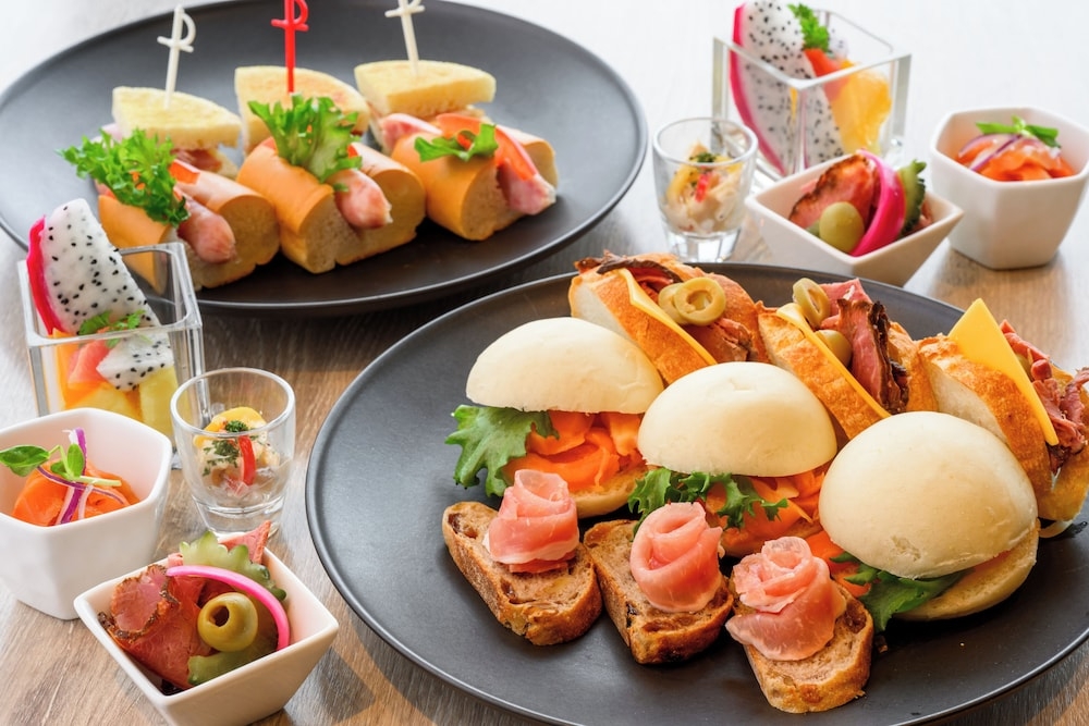 뷔페 아침 식사