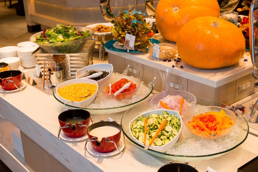 뷔페 아침 식사