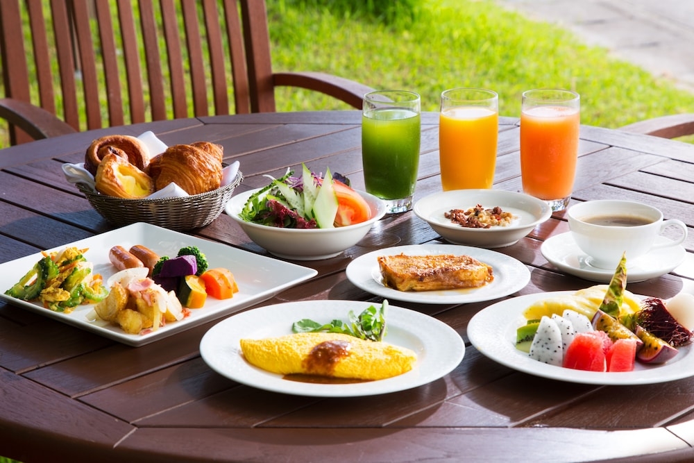 뷔페 아침 식사