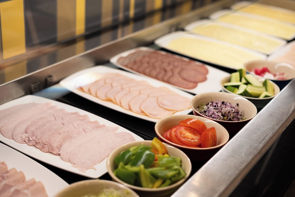 뷔페 아침 식사