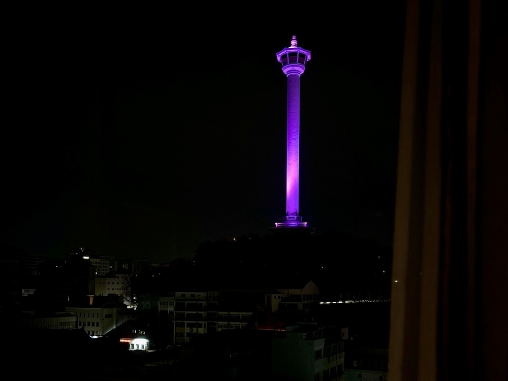 숙박 시설에서 보는 주변 전망