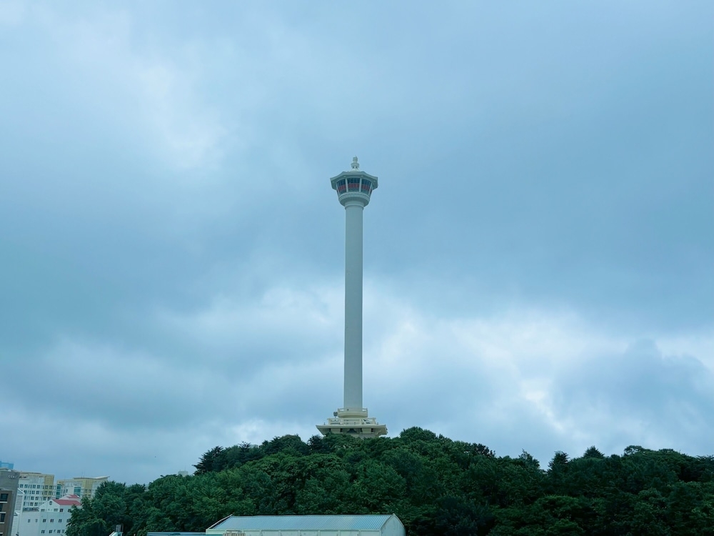 숙박 시설에서 보는 주변 전망