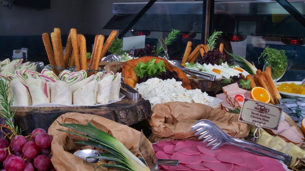 뷔페 아침 식사