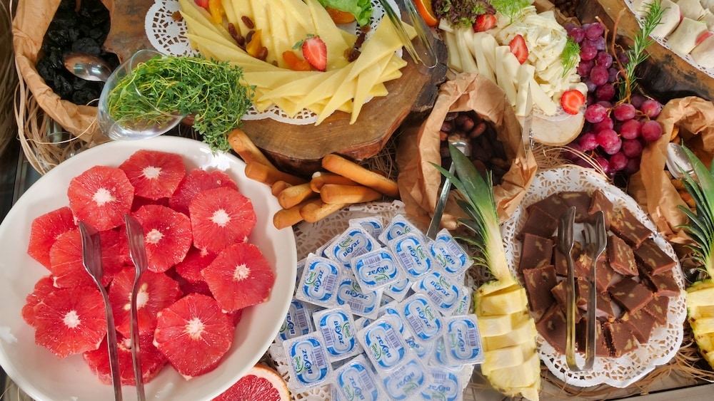 뷔페 아침 식사